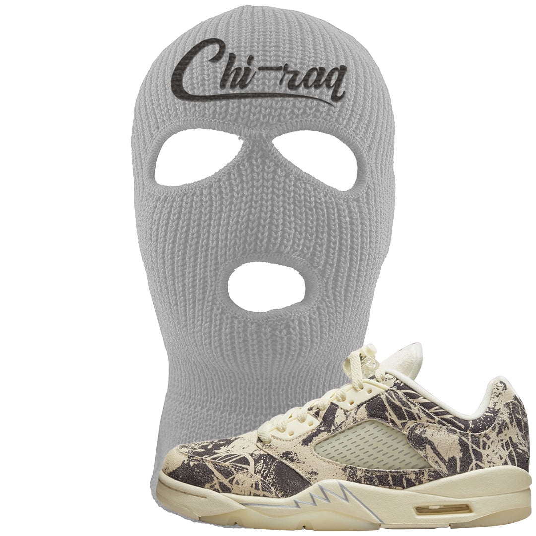 Expression Low 5s Ski Mask | Chiraq, Light Gray