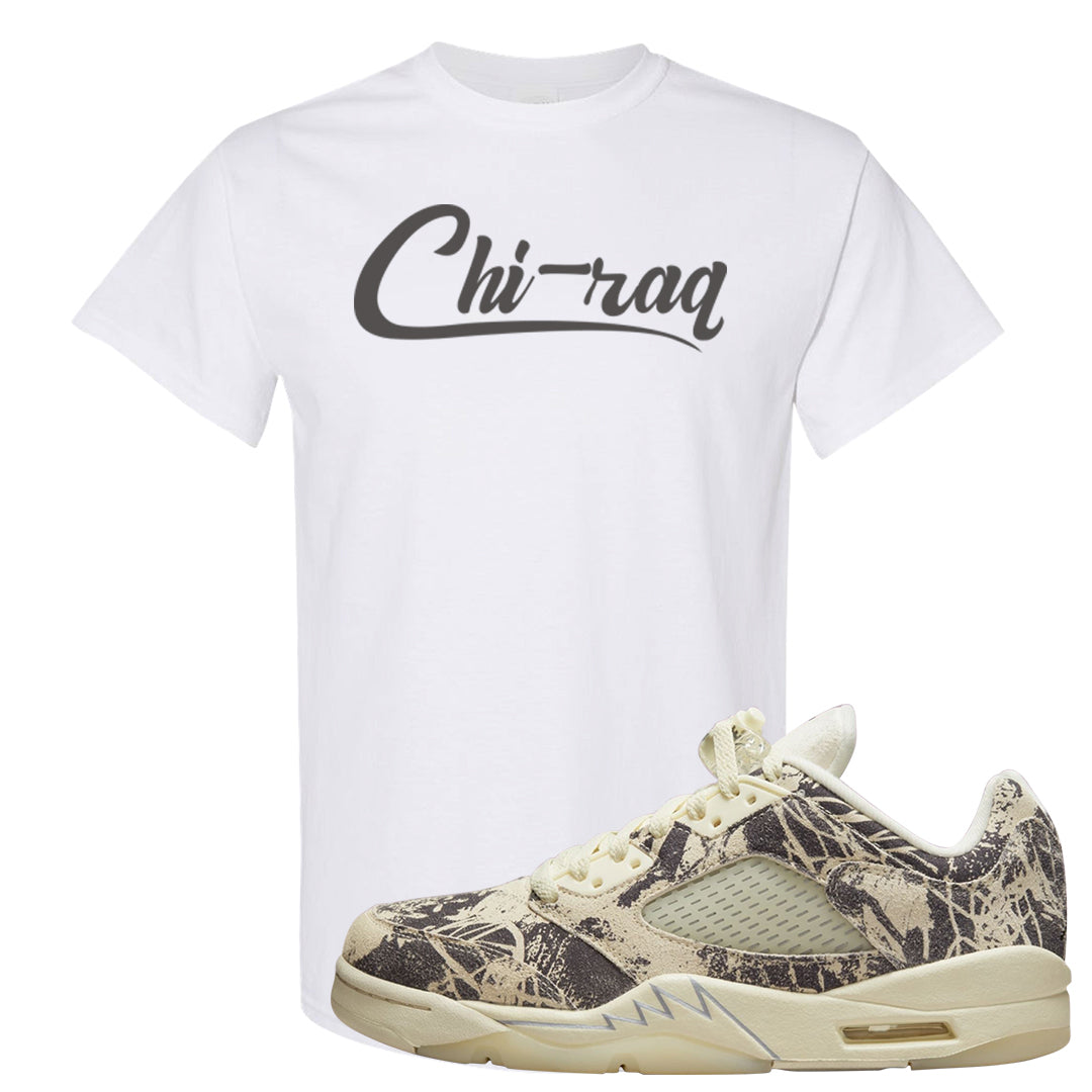 Expression Low 5s T Shirt | Chiraq, White