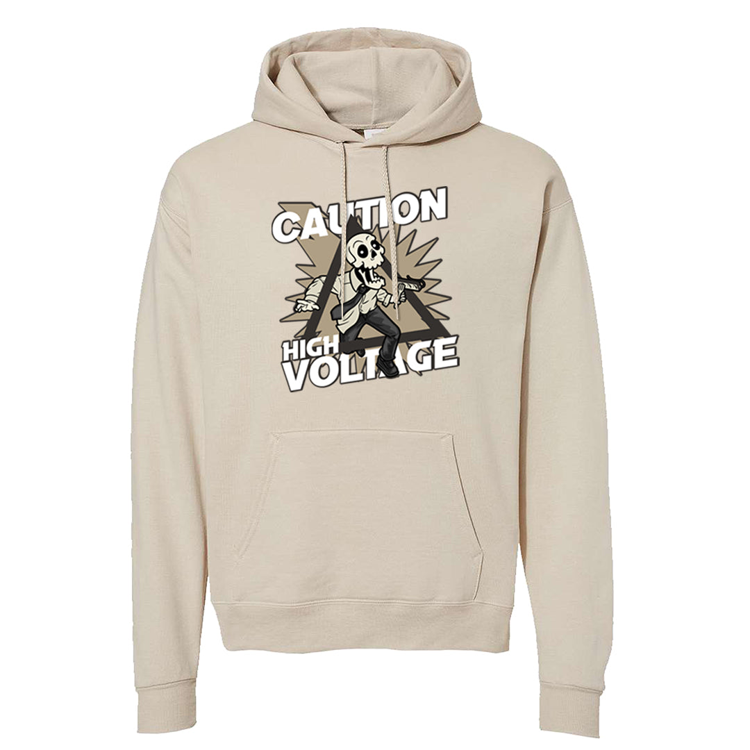 Expression Low 5s Hoodie | Caution High Voltage, Sand