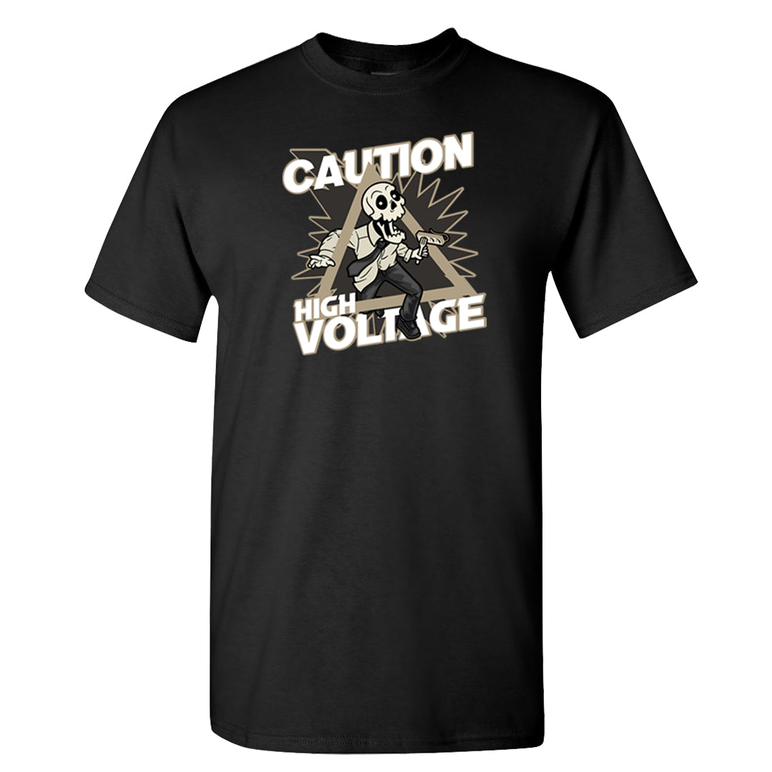 Expression Low 5s T Shirt | Caution High Voltage, Black