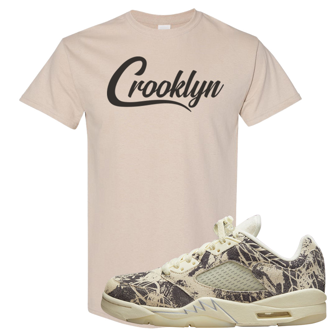 Expression Low 5s T Shirt | Crooklyn, Sand
