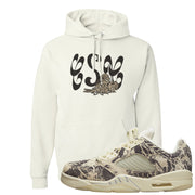 Expression Low 5s Hoodie | Certified Sneakerhead, White