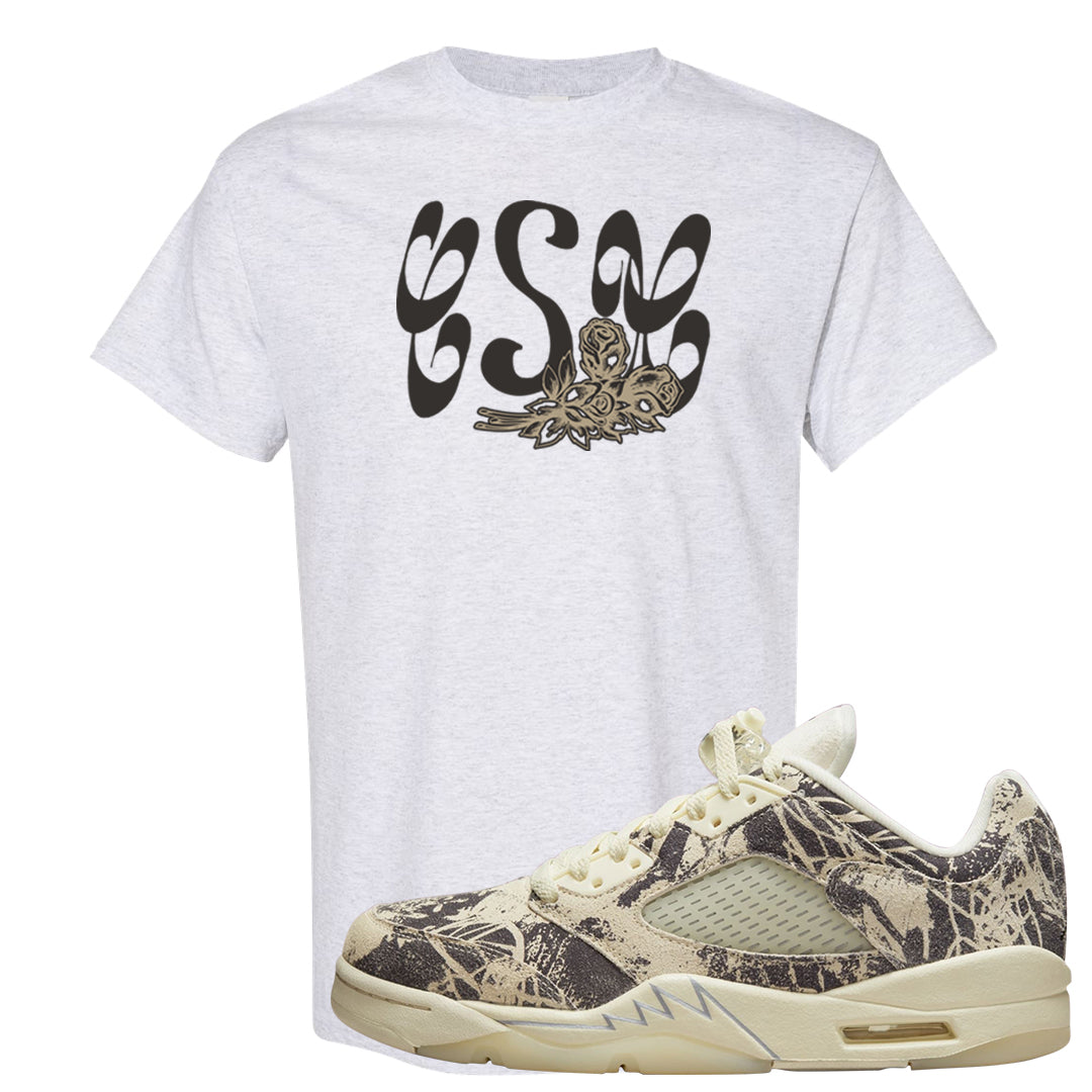 Expression Low 5s T Shirt | Certified Sneakerhead, Ash