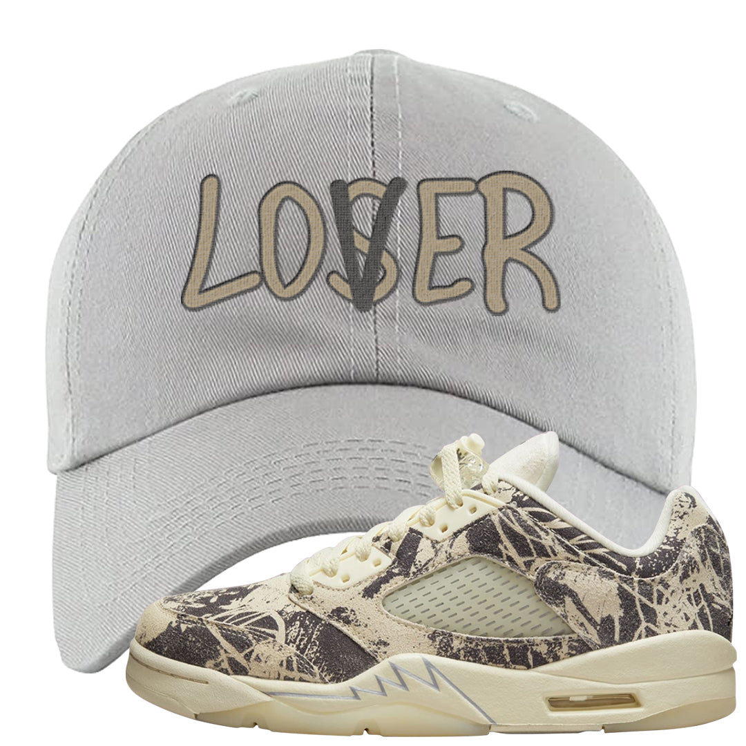 Expression Low 5s Dad Hat | Lover, Light Gray