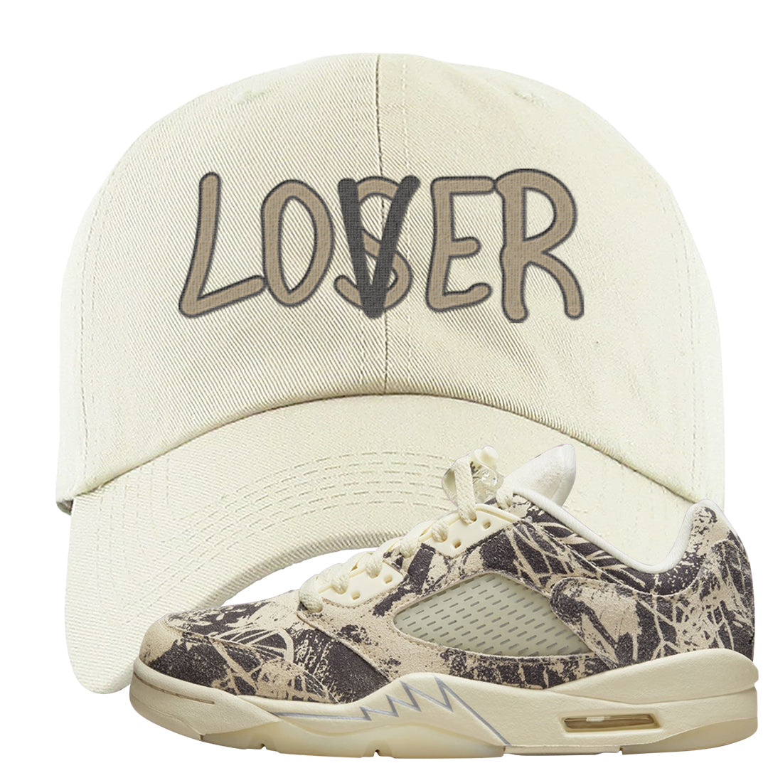 Expression Low 5s Dad Hat | Lover, White