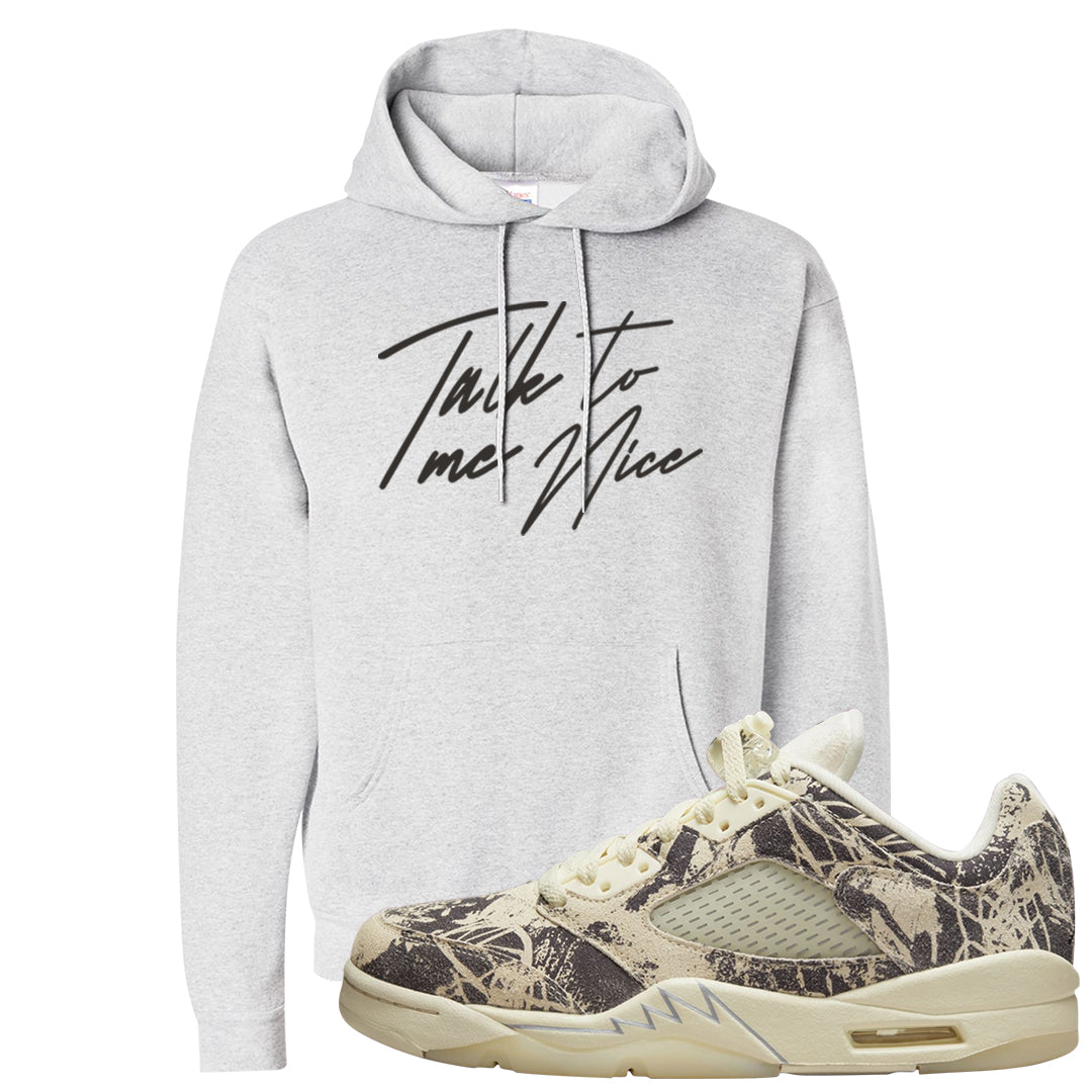 Expression Low 5s Hoodie | Talk To Me Nice, Ash