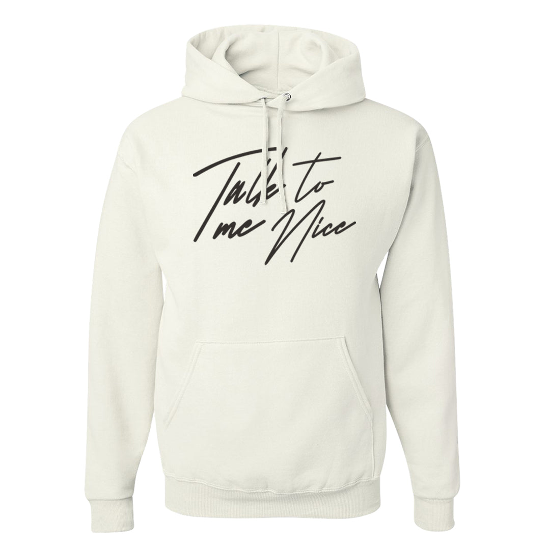 Expression Low 5s Hoodie | Talk To Me Nice, White