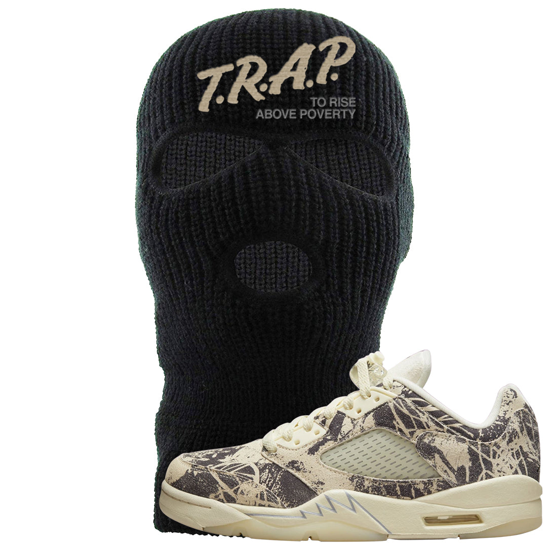 Expression Low 5s Ski Mask | Trap To Rise Above Poverty, Black