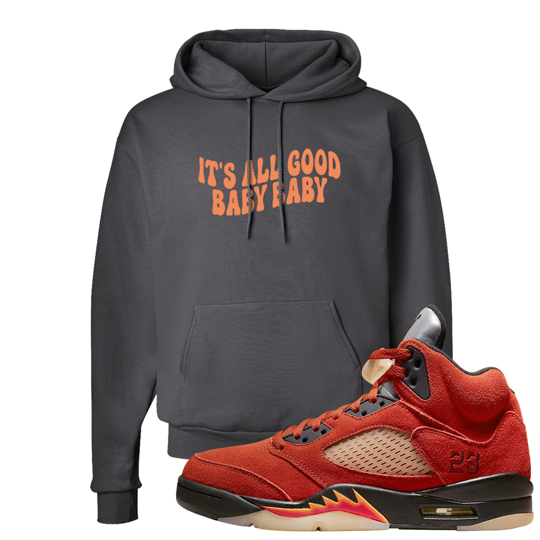 Mars For Her 5s Hoodie | All Good Baby, Smoke Grey