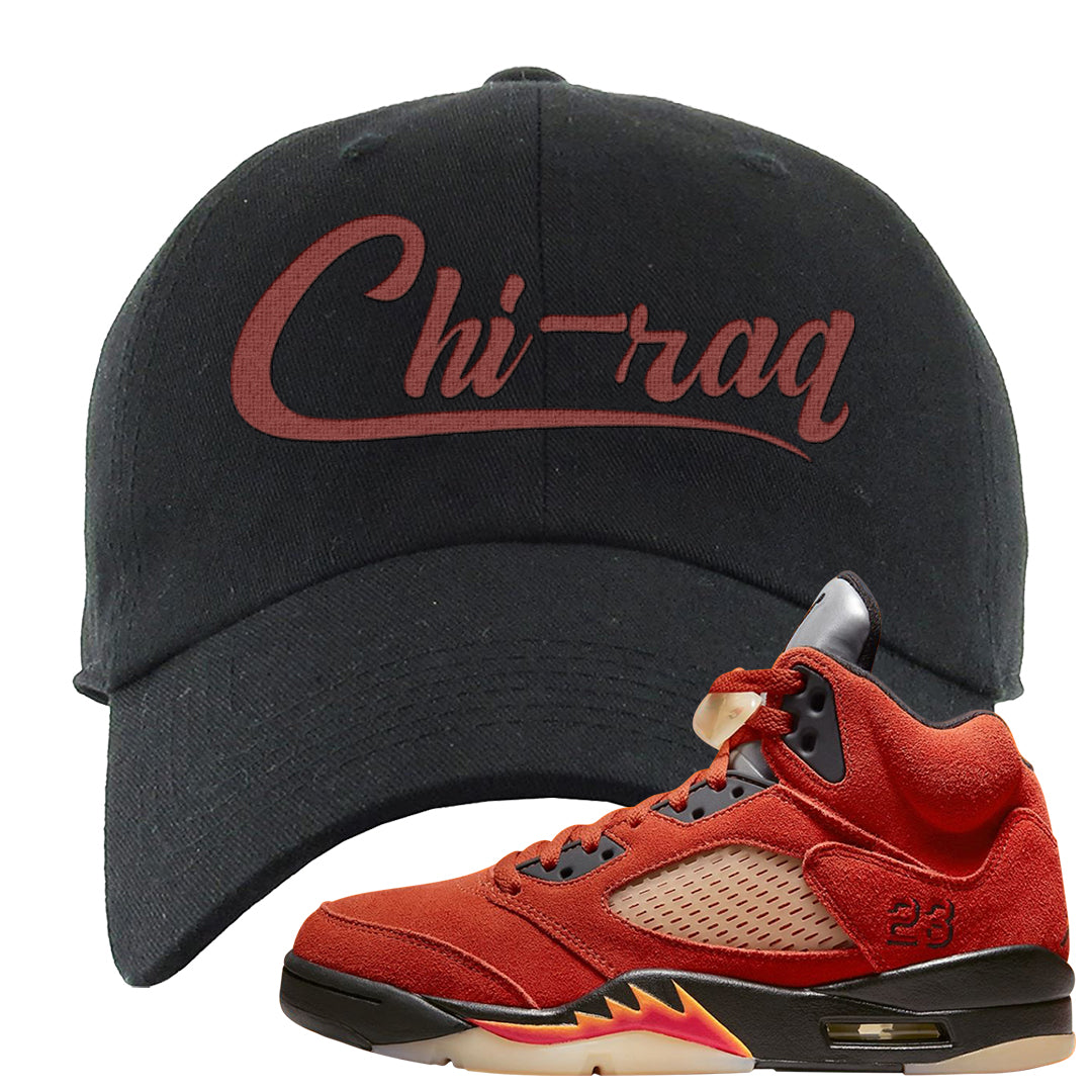 Mars For Her 5s Dad Hat | Chiraq, Black