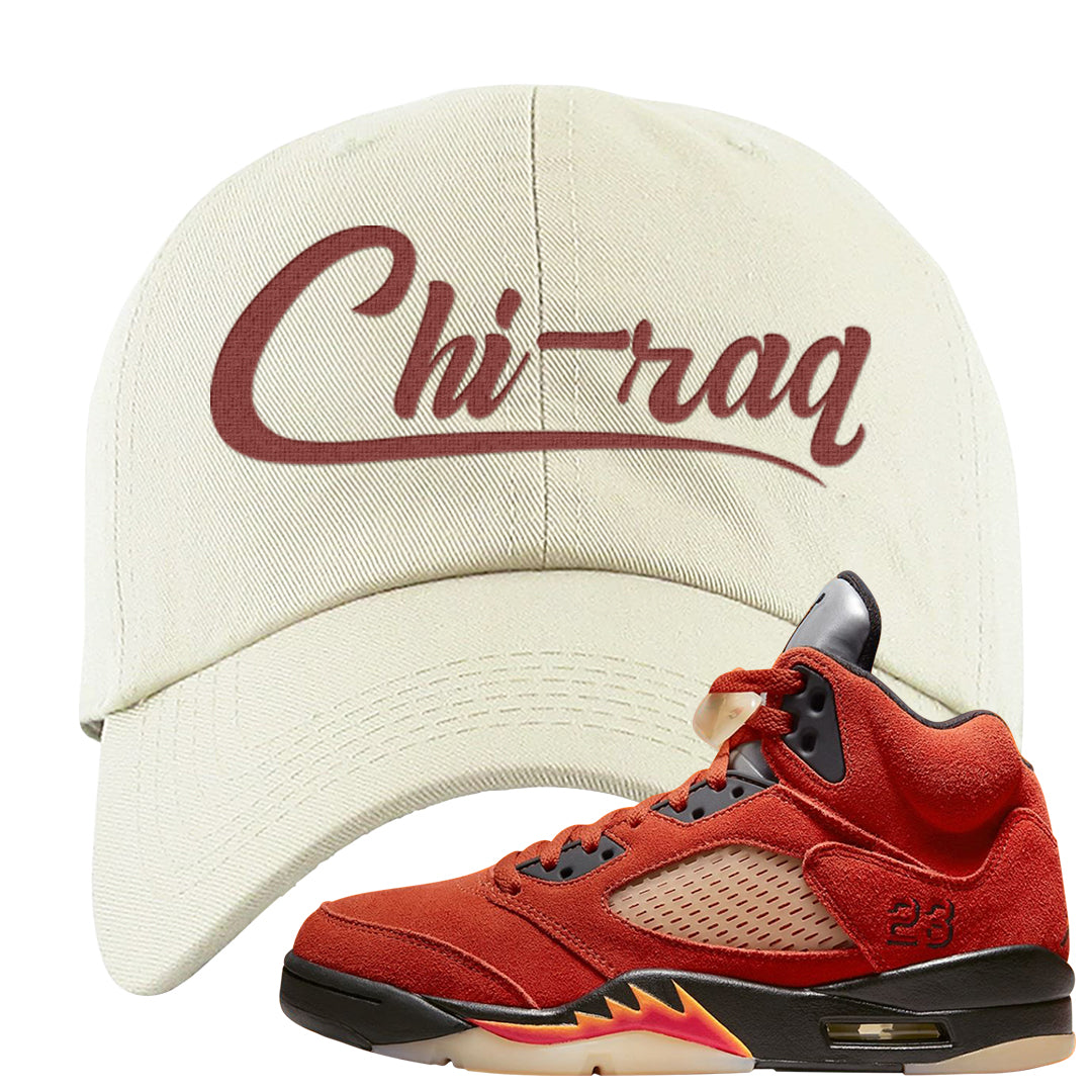 Mars For Her 5s Dad Hat | Chiraq, White