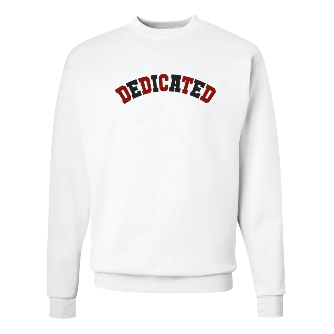 Mars For Her 5s Crewneck Sweatshirt | Dedicated, White