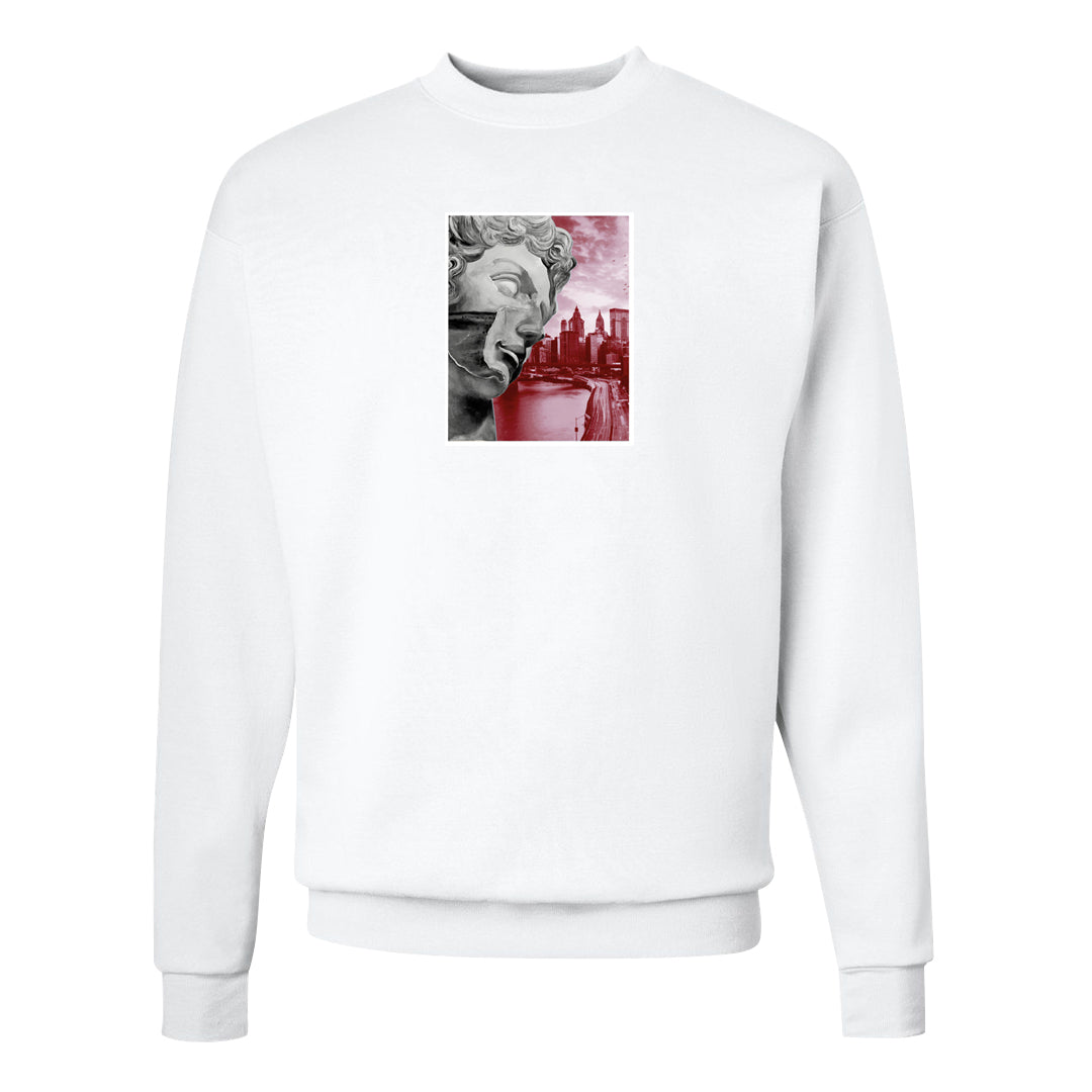 Mars For Her 5s Crewneck Sweatshirt | Miguel, White