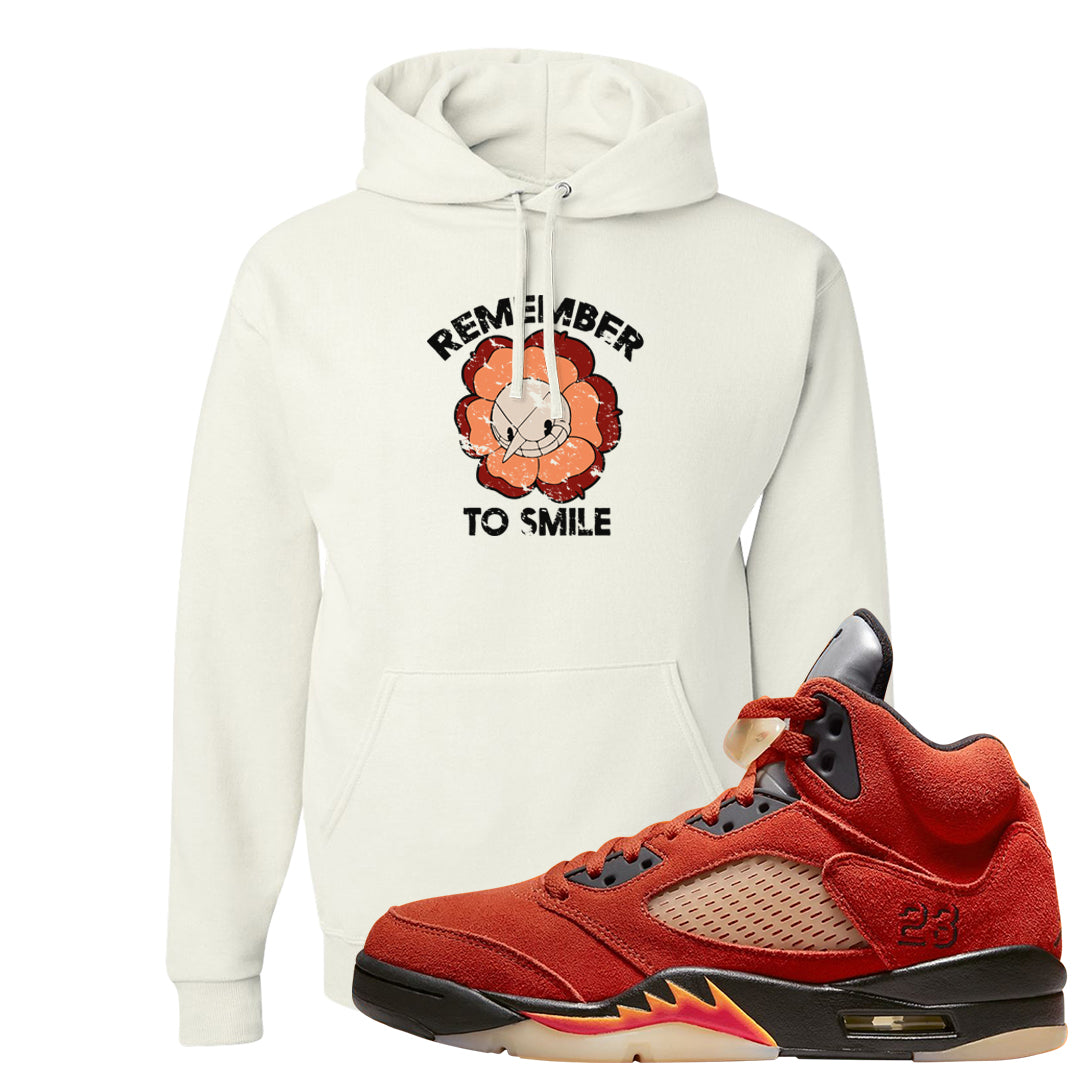 Mars For Her 5s Hoodie | Remember To Smile, White