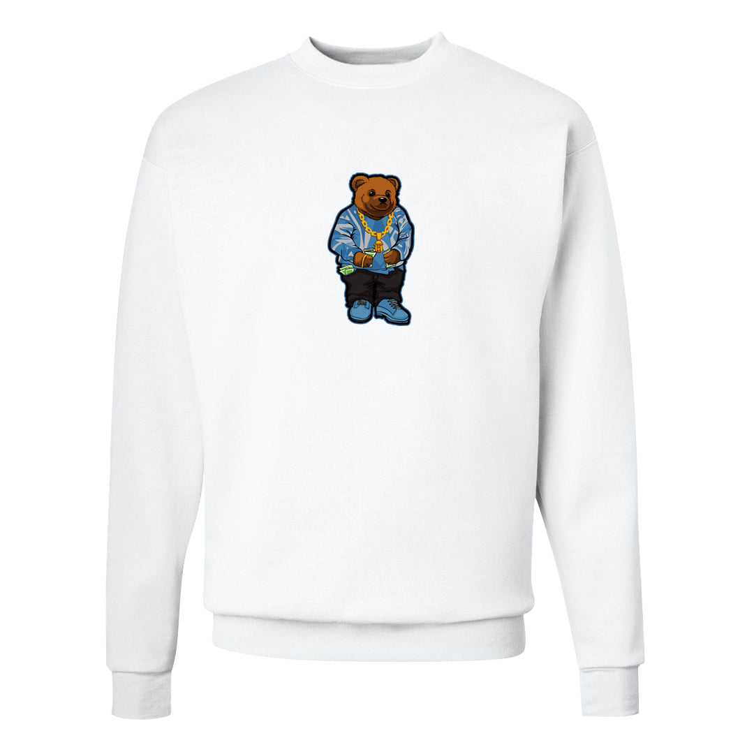 UNC 5s Crewneck Sweatshirt | Sweater Bear, White