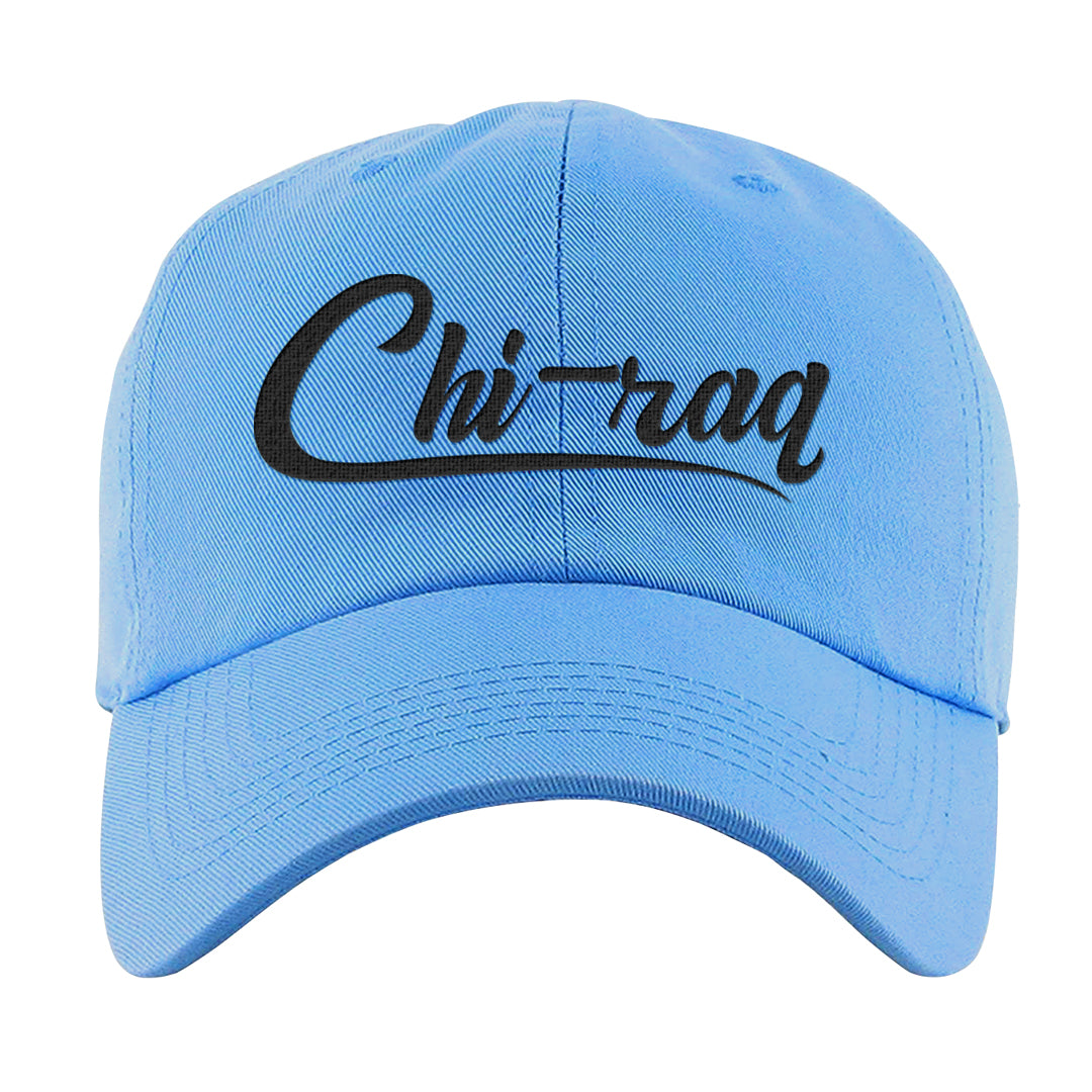 UNC 5s Dad Hat | Chiraq, Carolina Blue