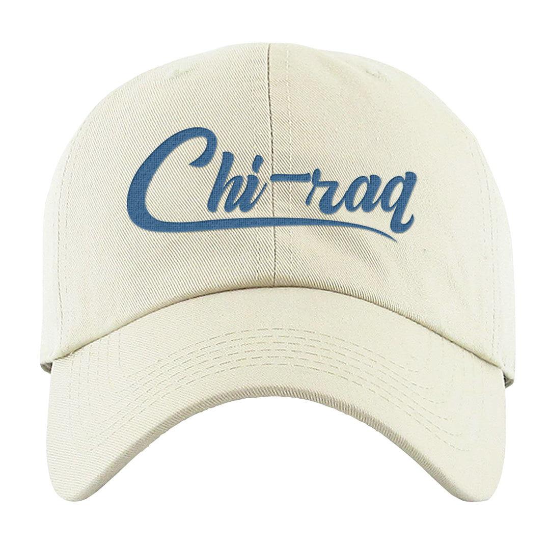 UNC 5s Dad Hat | Chiraq, White