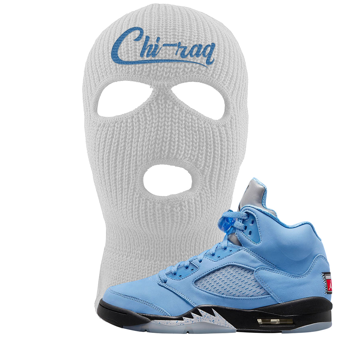 UNC 5s Ski Mask | Chiraq, White