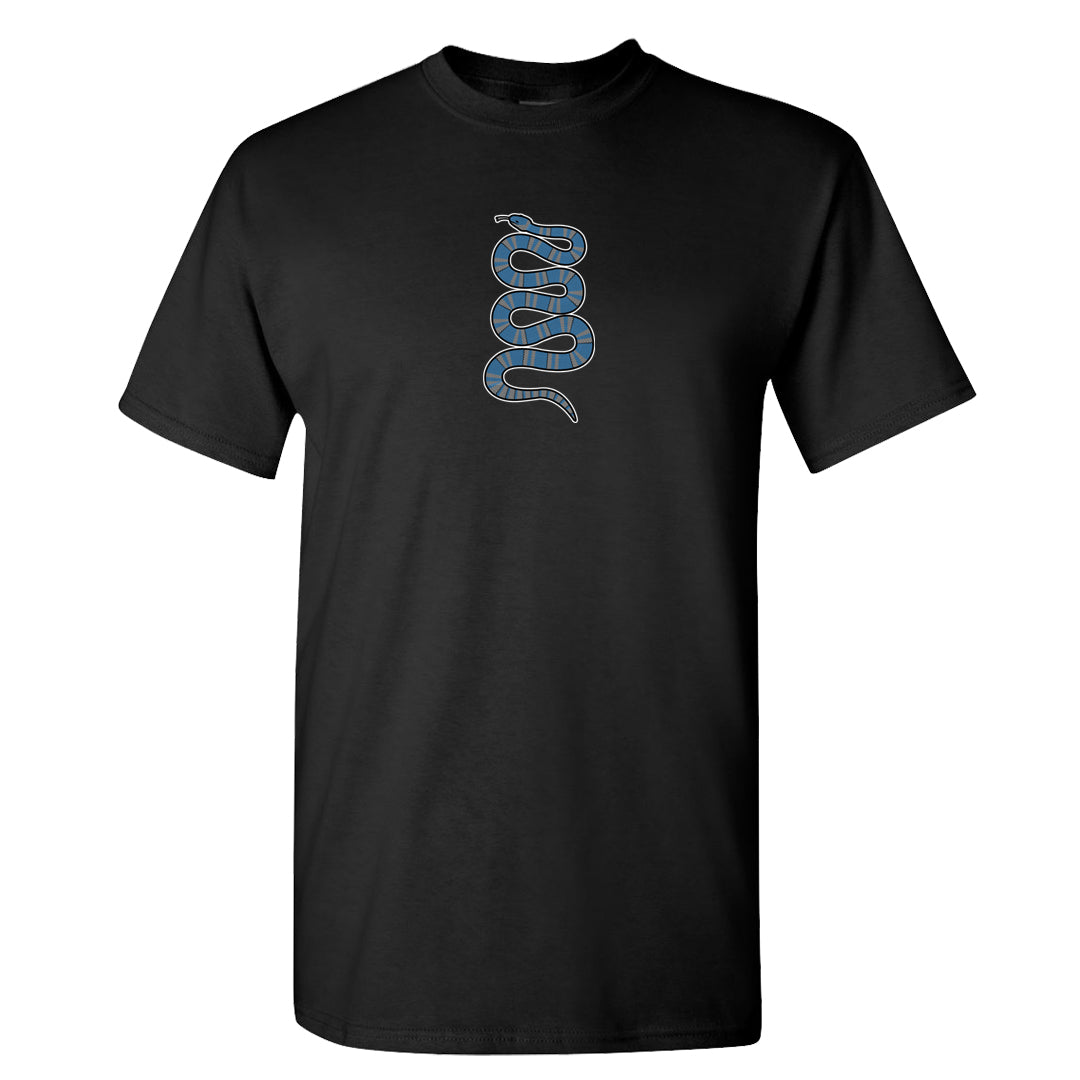 UNC 5s T Shirt | Coiled Snake, Black