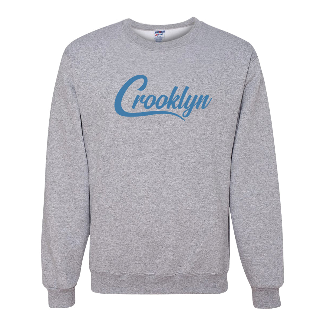 UNC 5s Crewneck Sweatshirt | Crooklyn, Ash