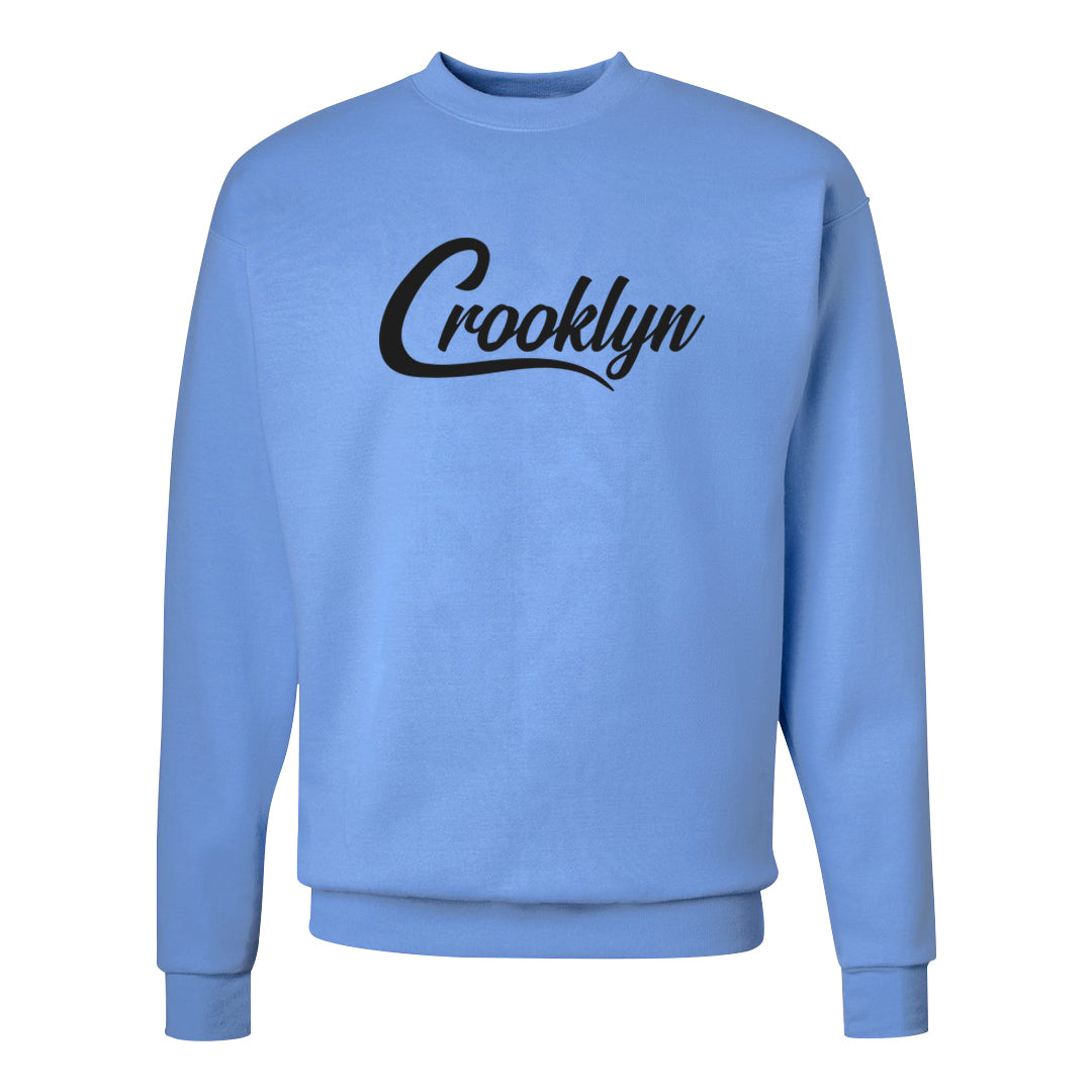 UNC 5s Crewneck Sweatshirt | Crooklyn, Carolina Blue