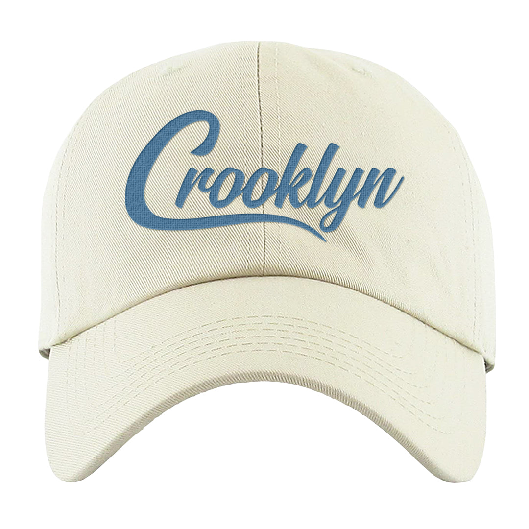 UNC 5s Dad Hat | Crooklyn, White