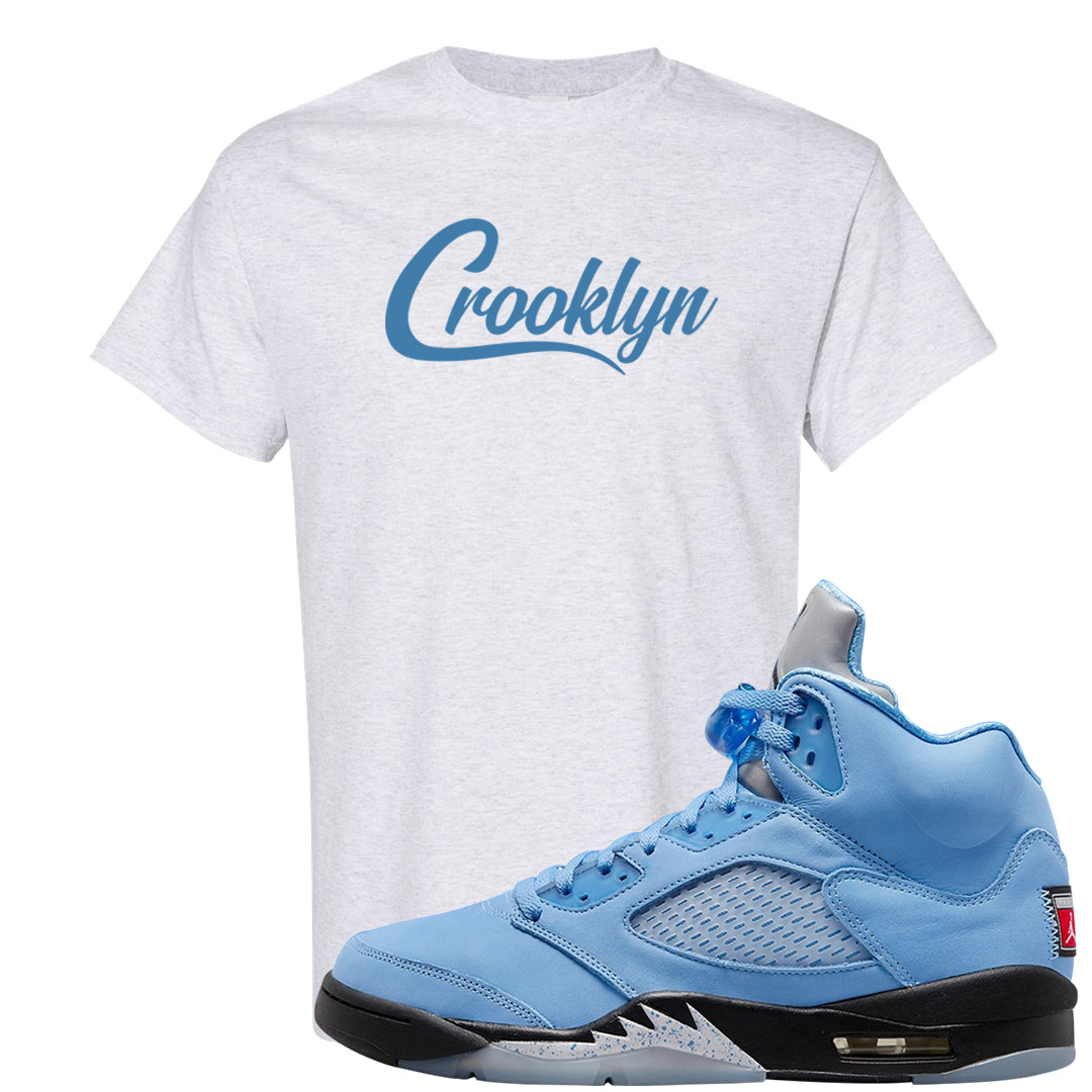 UNC 5s T Shirt | Crooklyn, Ash