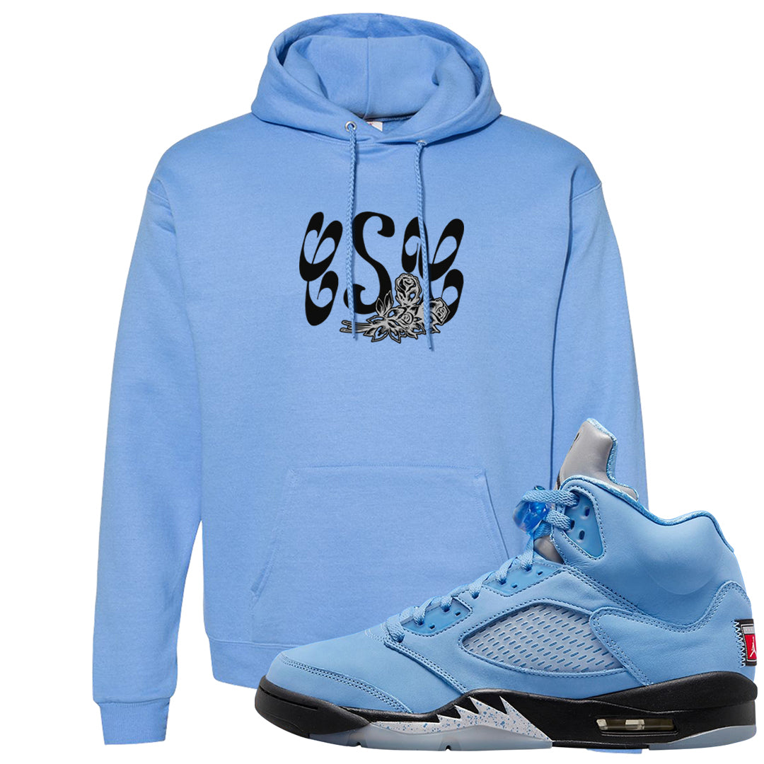 UNC 5s Hoodie | Certified Sneakerhead, Carolina Blue