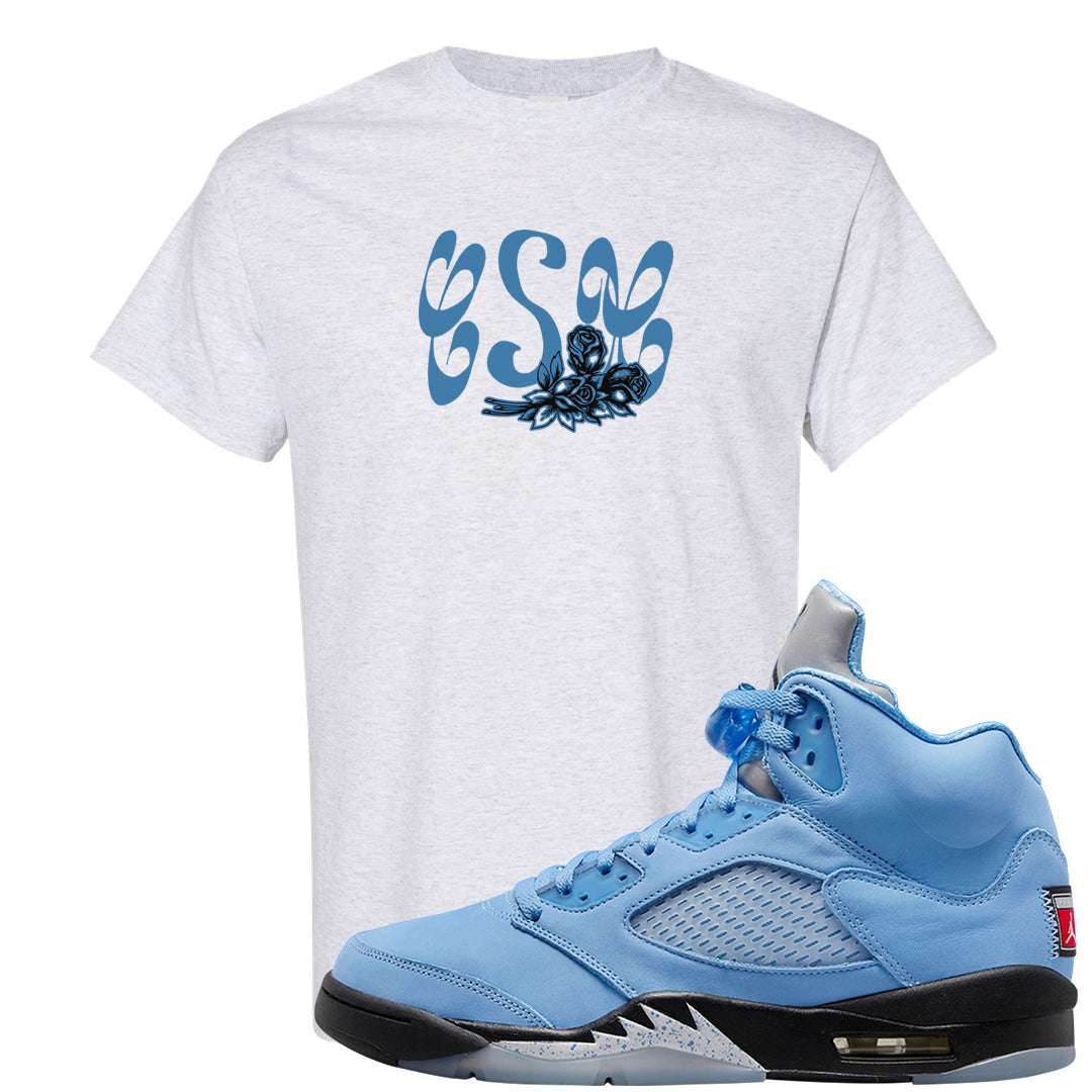 UNC 5s T Shirt | Certified Sneakerhead, Ash