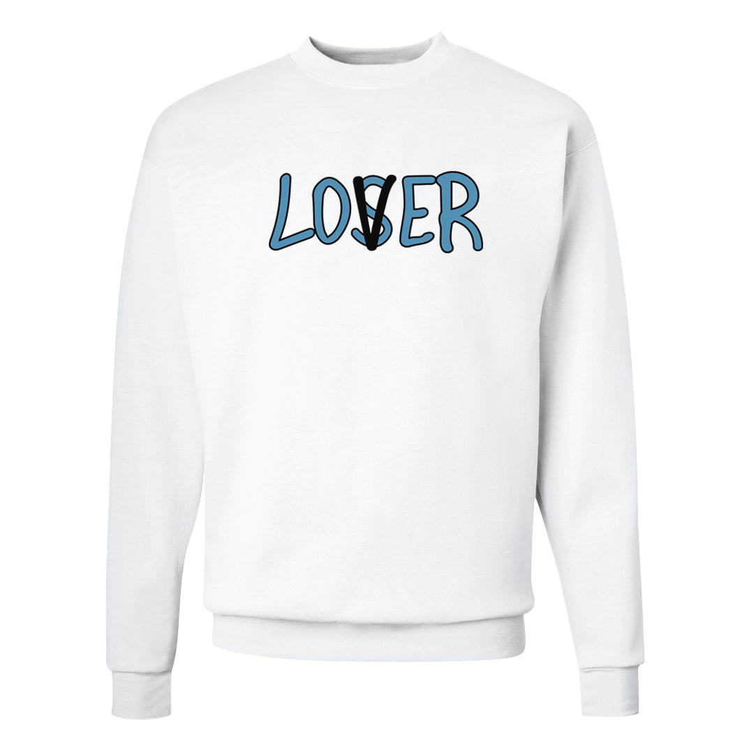 UNC 5s Crewneck Sweatshirt | Lover, White