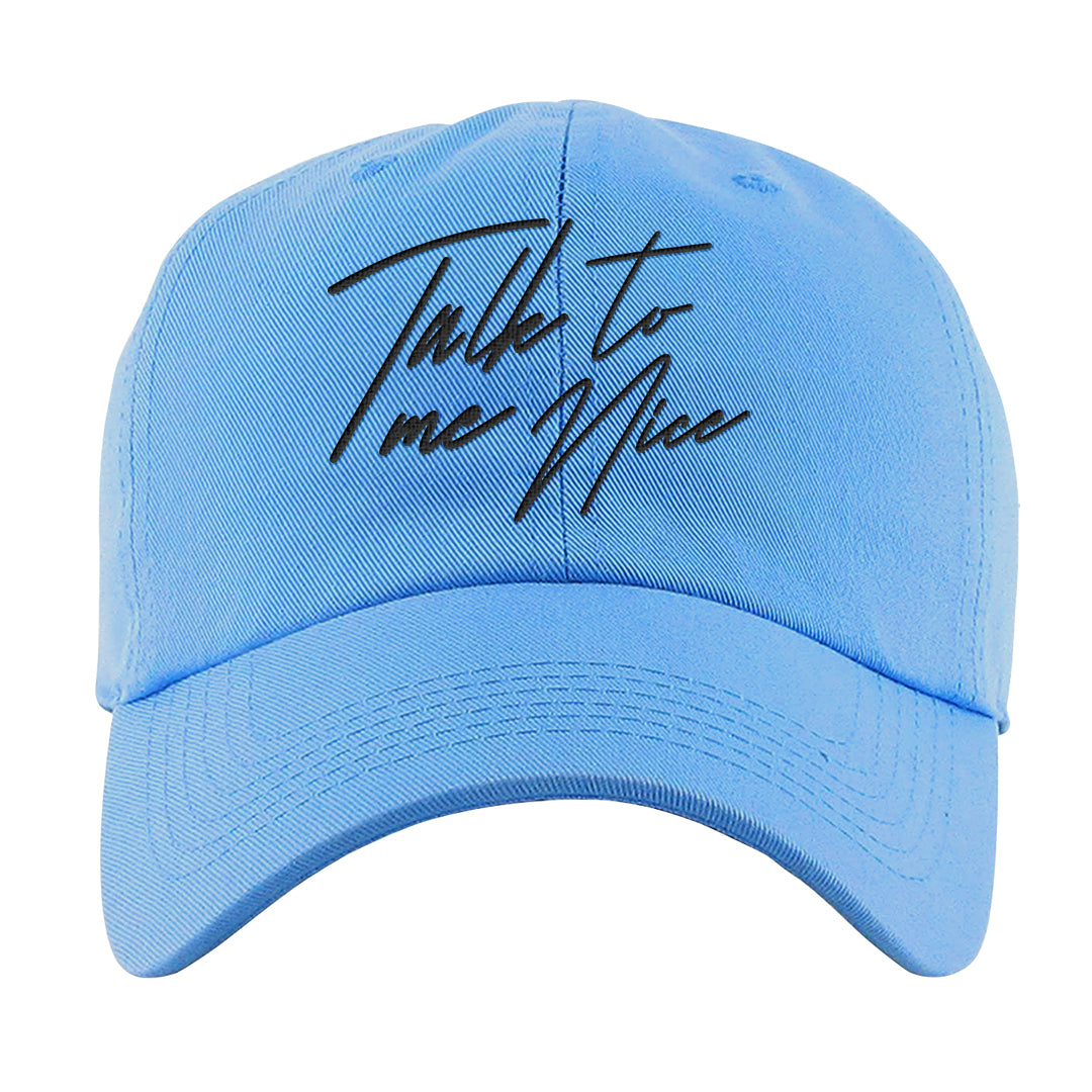 UNC 5s Dad Hat | Talk To Me Nice, Carolina Blue