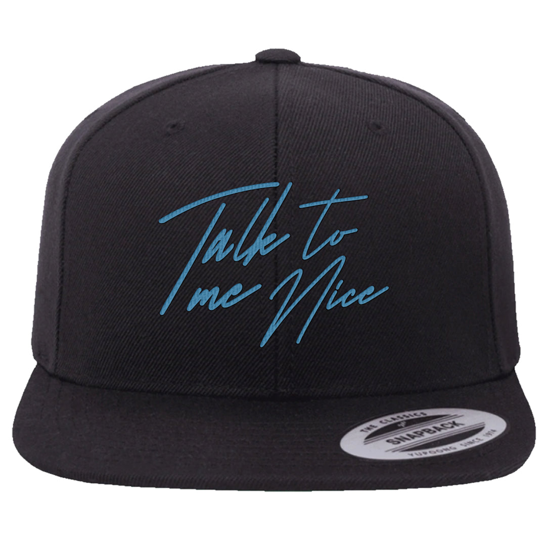 UNC 5s Snapback Hat | Talk To Me Nice, Black