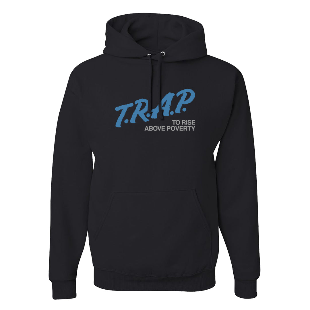 UNC 5s Hoodie | Trap To Rise Above Poverty, Black