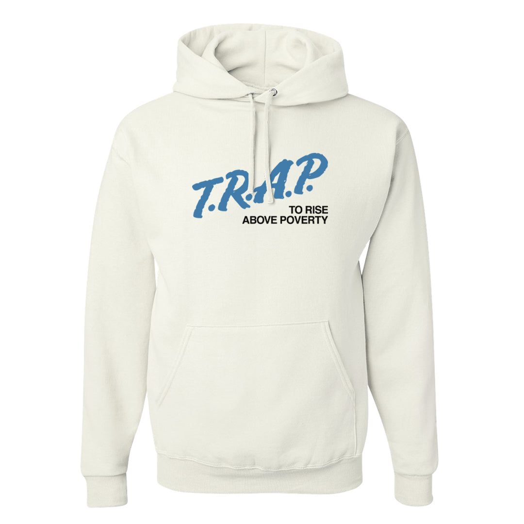 UNC 5s Hoodie | Trap To Rise Above Poverty, White
