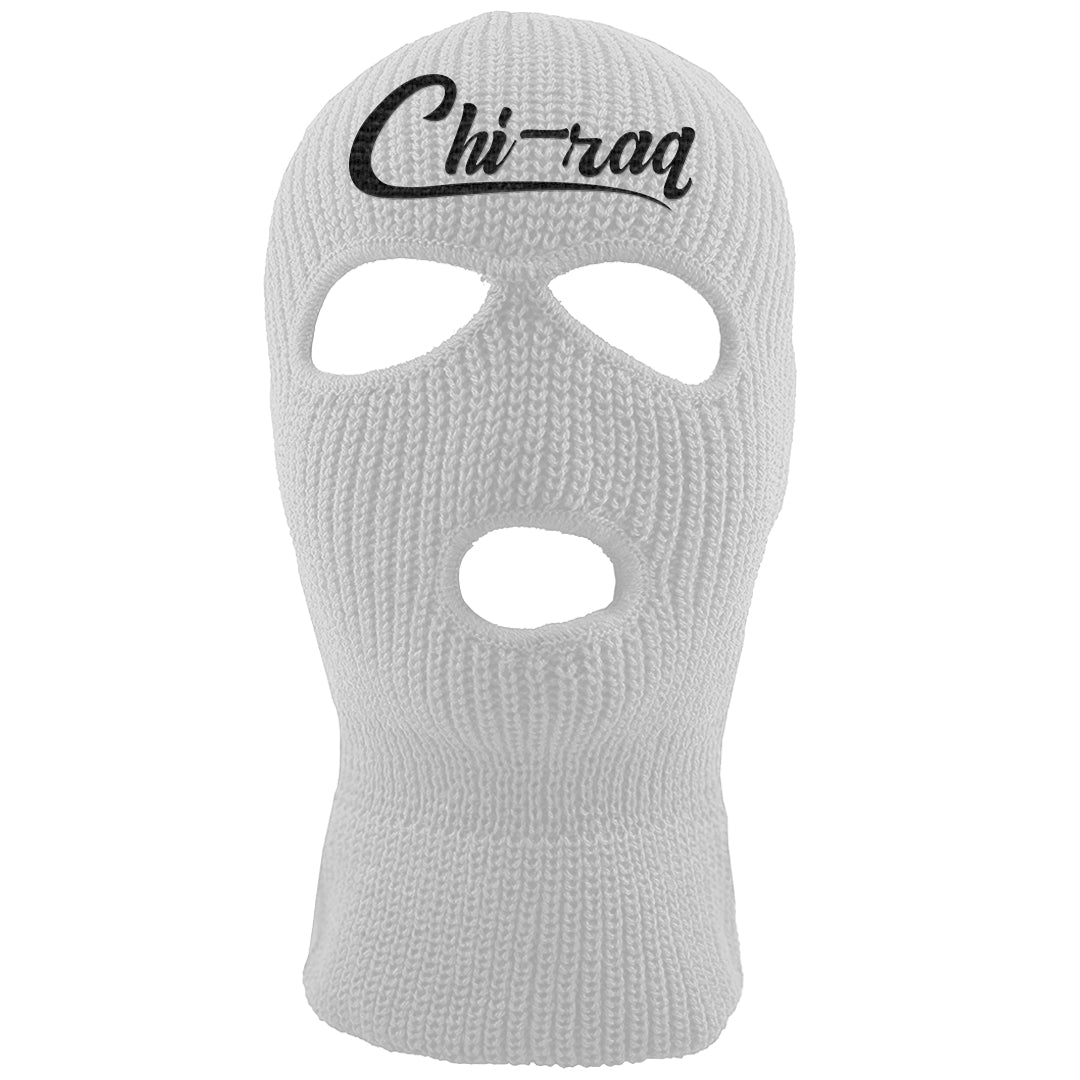 Black Chrome 6s Ski Mask | Chiraq, White