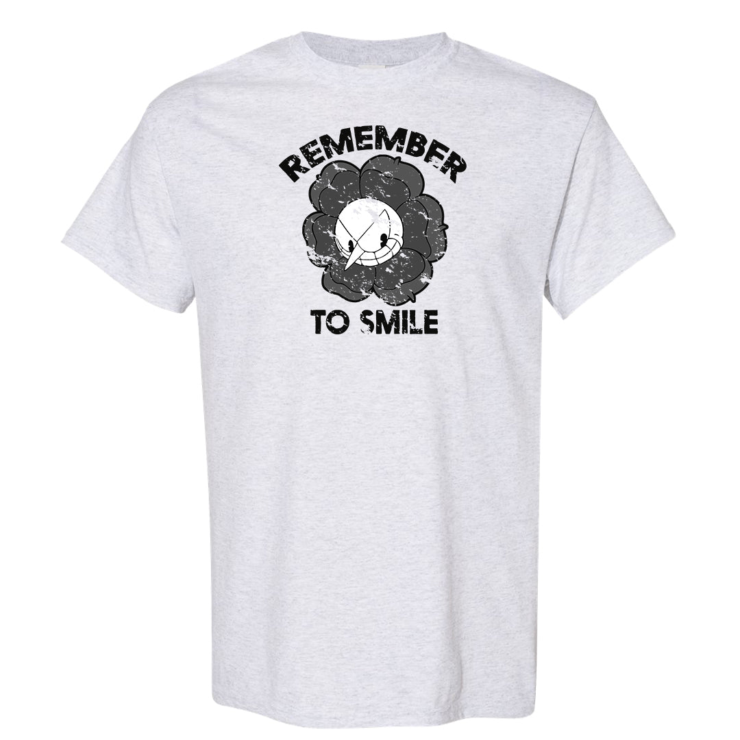 Black Chrome 6s T Shirt | Remember To Smile, Ash