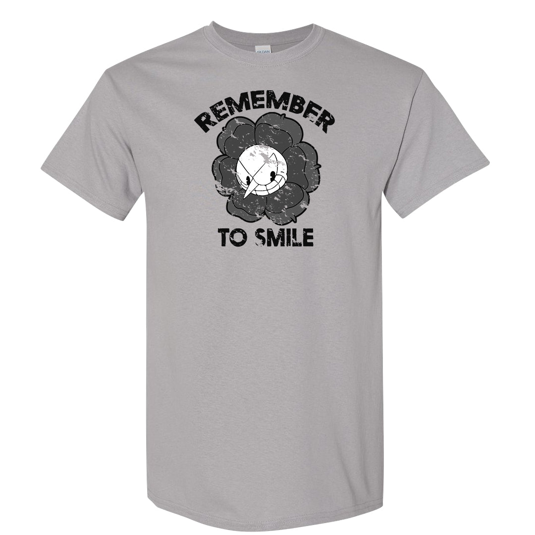 Black Chrome 6s T Shirt | Remember To Smile, Gravel