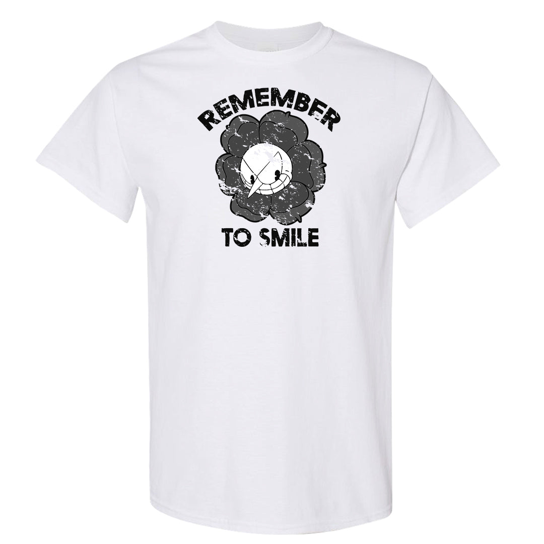 Black Chrome 6s T Shirt | Remember To Smile, White