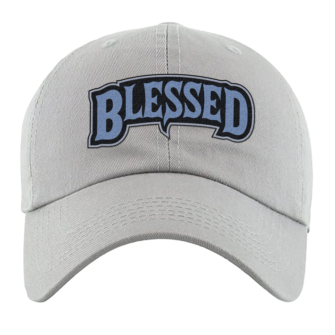 Cool Grey 6s Dad Hat | Blessed Arch, Light Gray