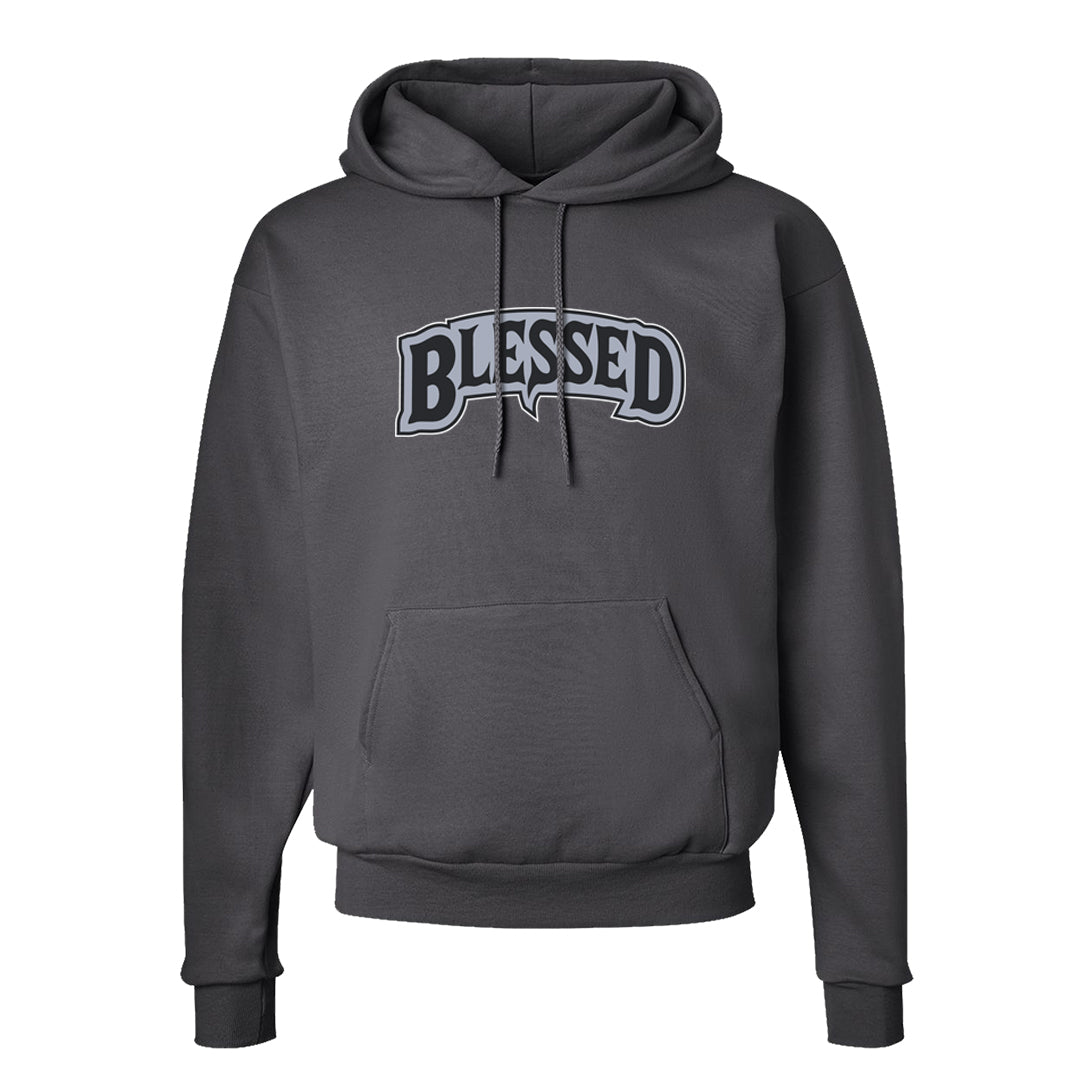 Cool Grey 6s Hoodie | Blessed Arch, Smoke Grey