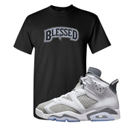Cool Grey 6s T Shirt | Blessed Arch, Black
