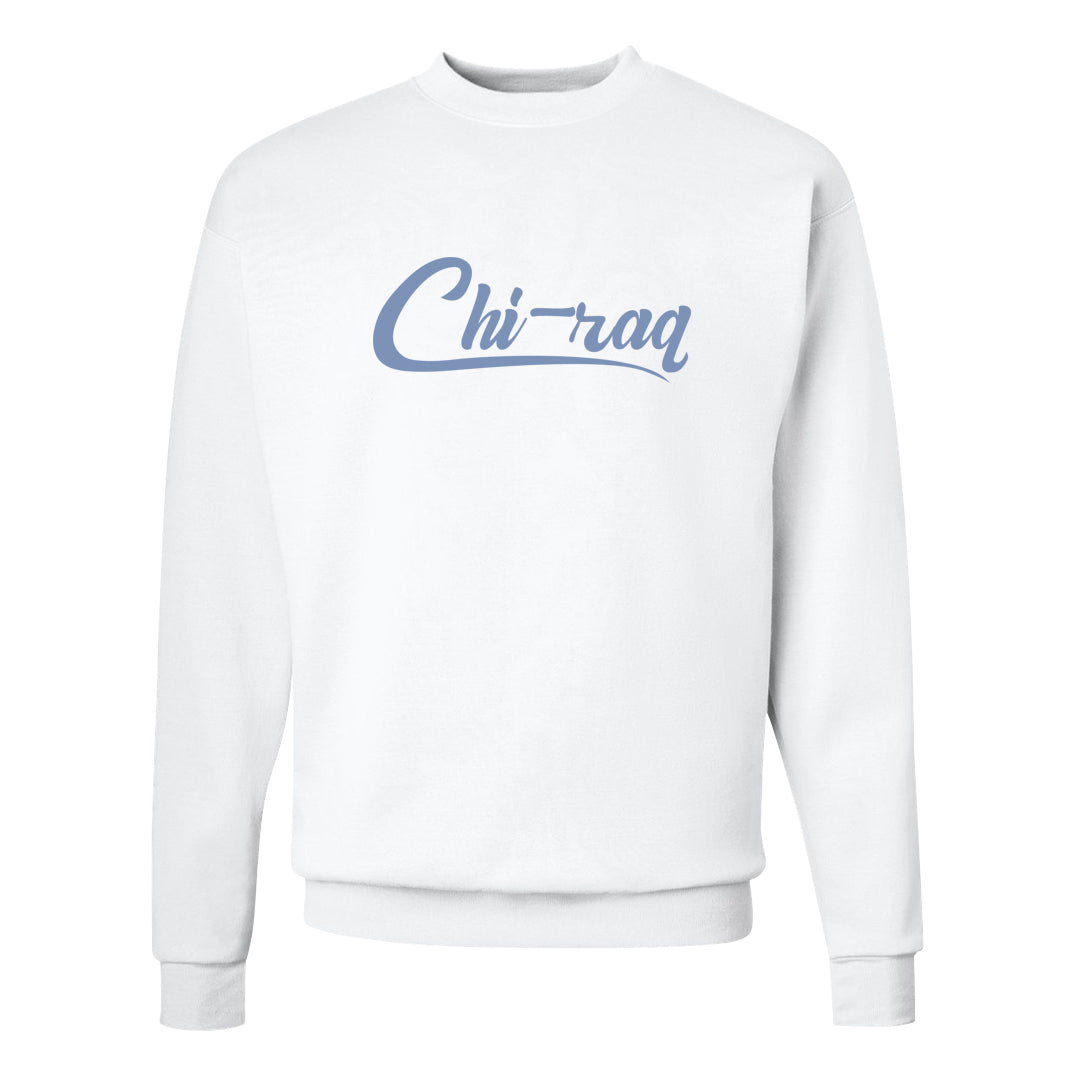 Cool Grey 6s Crewneck Sweatshirt | Chiraq, White