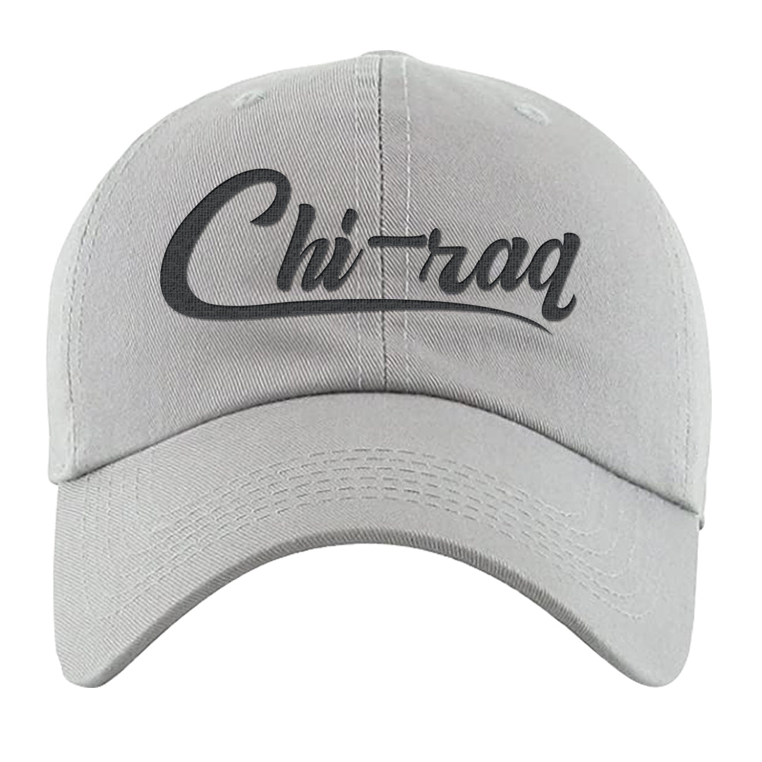 Cool Grey 6s Dad Hat | Chiraq, Light Gray
