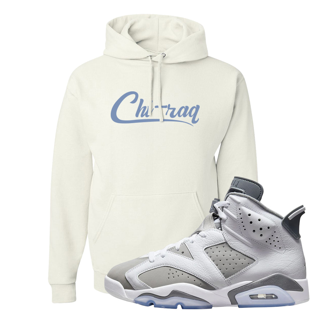Cool Grey 6s Hoodie | Chiraq, White