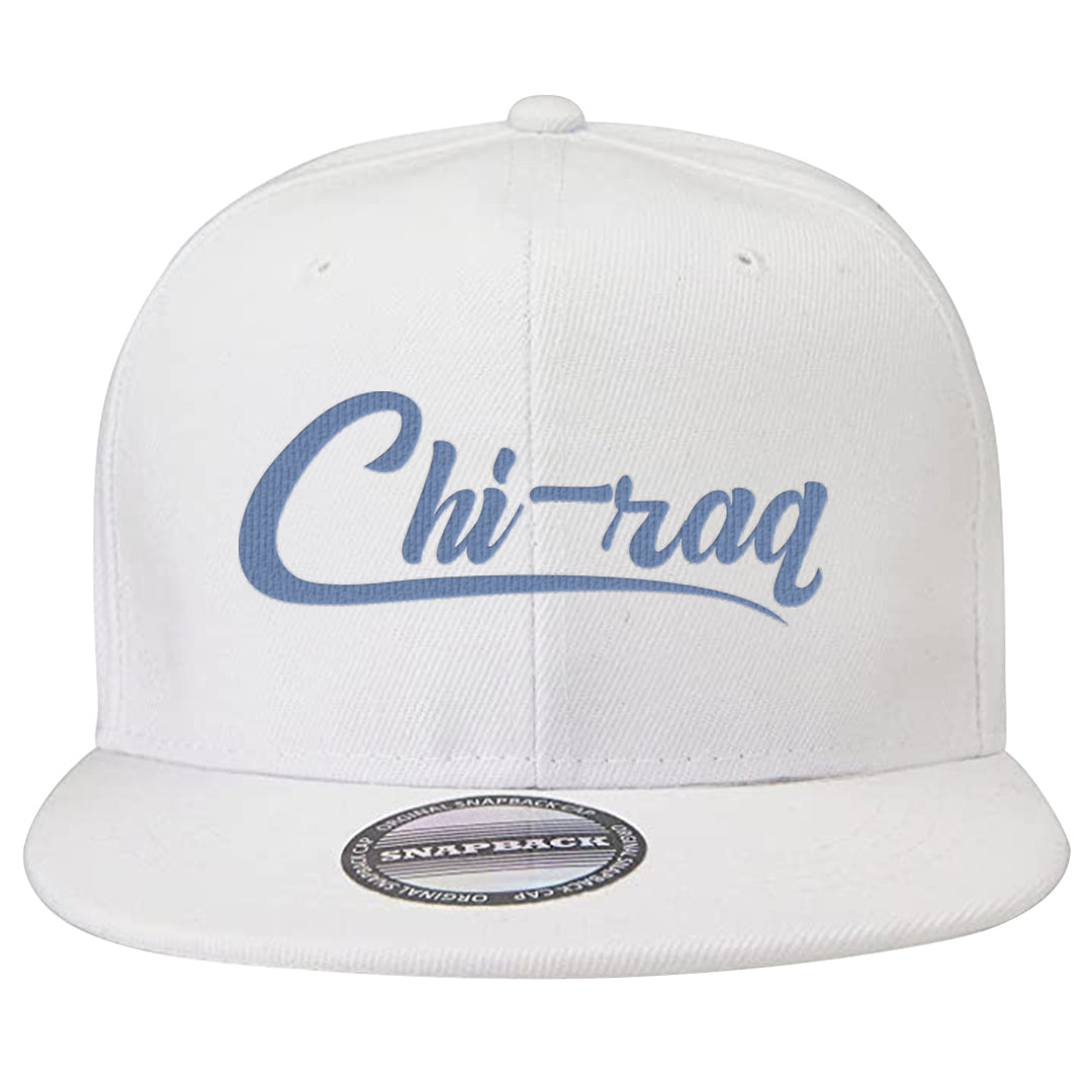 Cool Grey 6s Snapback Hat | Chiraq, White