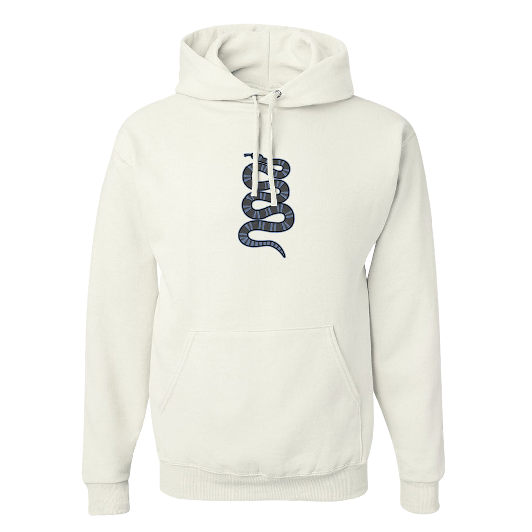 Cool Grey 6s Hoodie | Coiled Snake, White