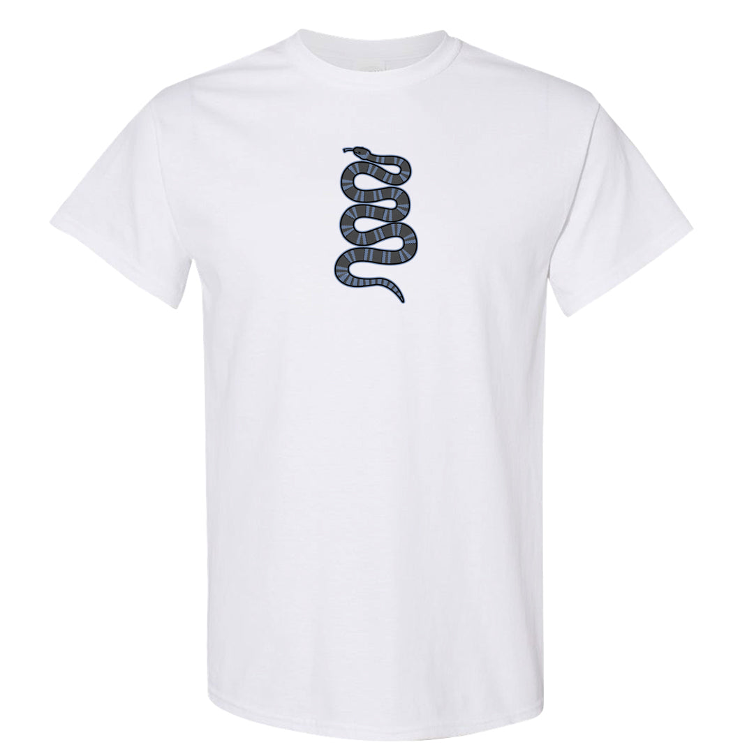 Cool Grey 6s T Shirt | Coiled Snake, White