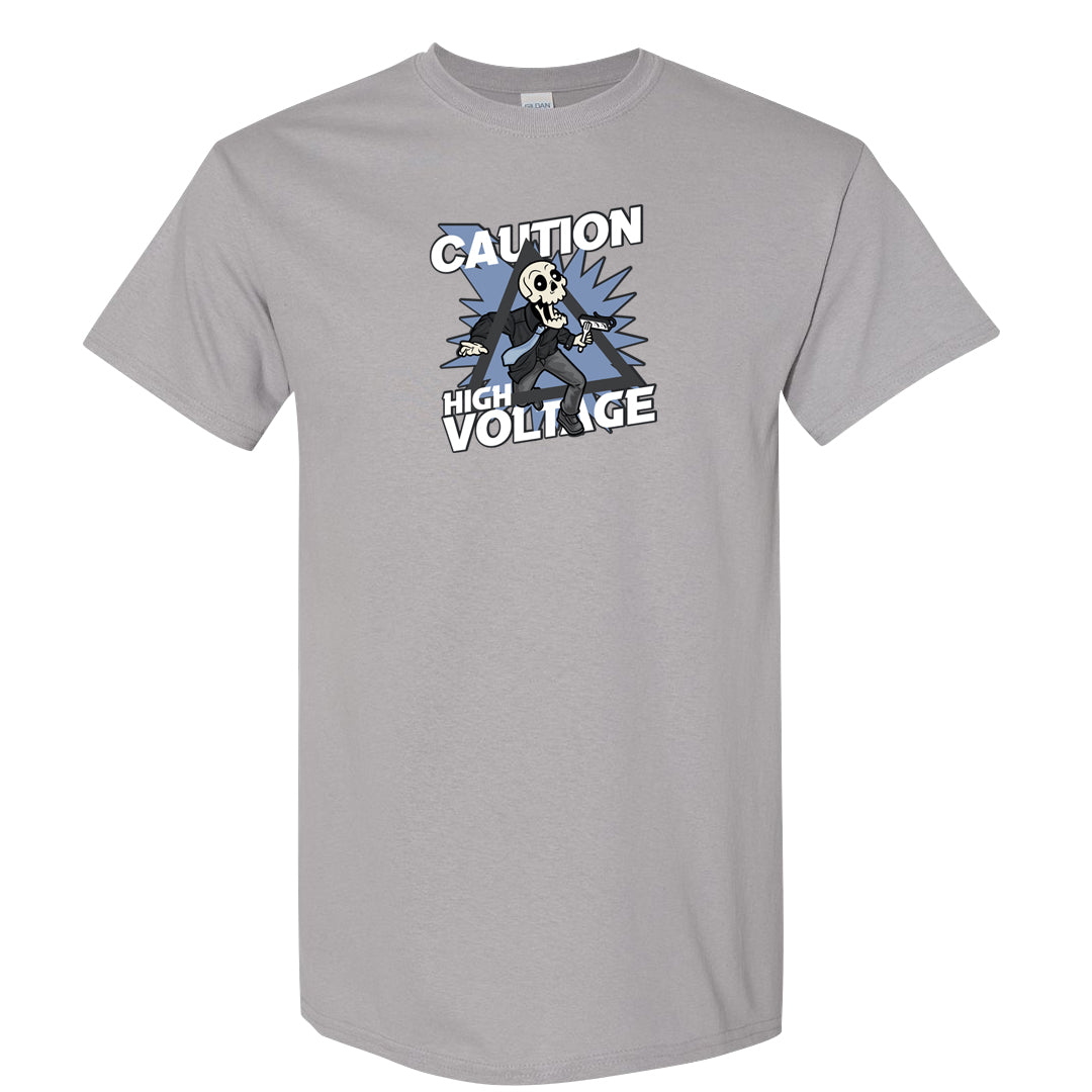 Cool Grey 6s T Shirt | Caution High Voltage, Gravel