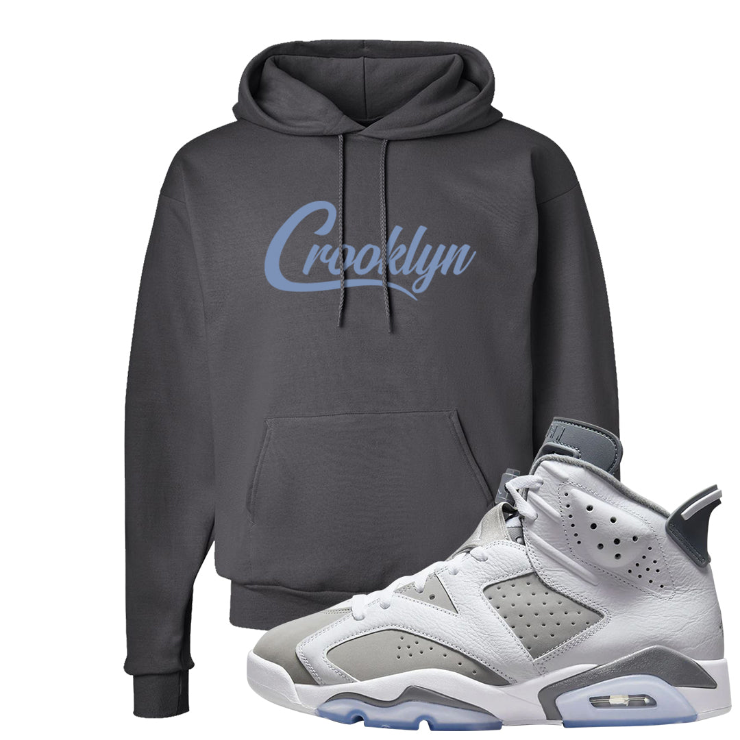 Cool Grey 6s Hoodie | Crooklyn, Smoke Grey