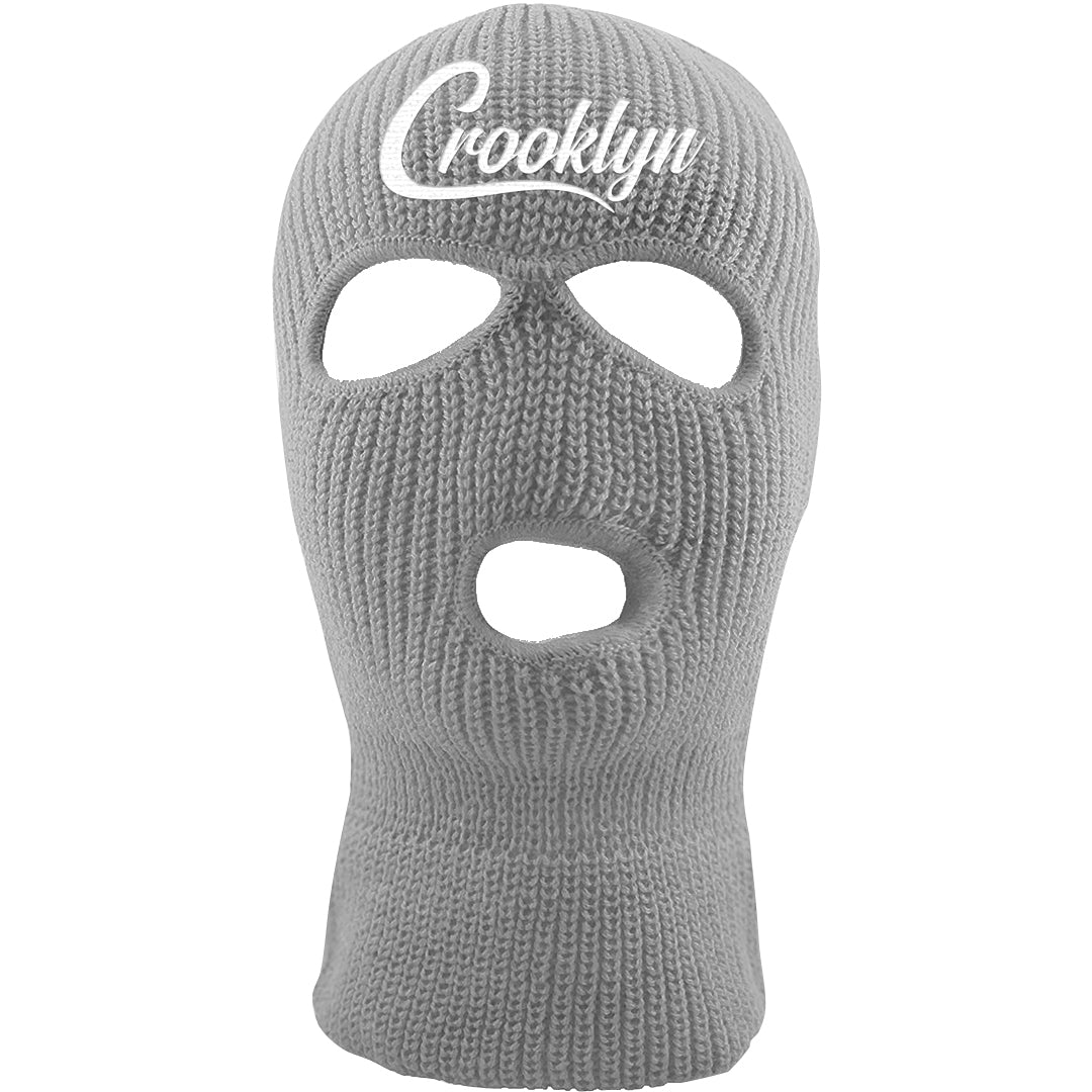 Cool Grey 6s Ski Mask | Crooklyn, Light Gray